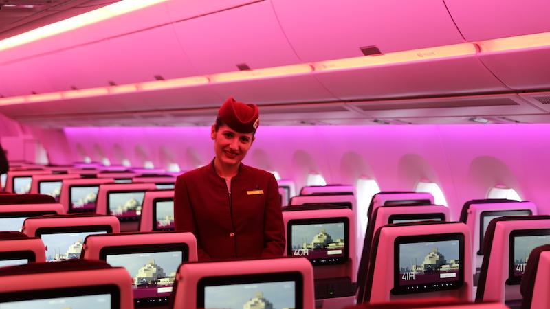 Aircraft cabins: paint