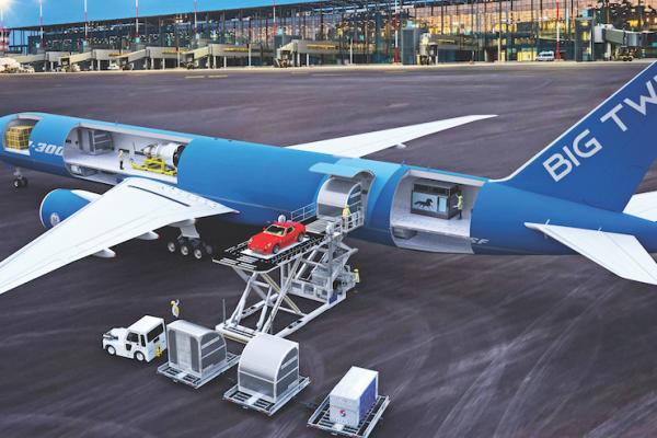 Boeing 777-300ERSF, freighter variant, big twin