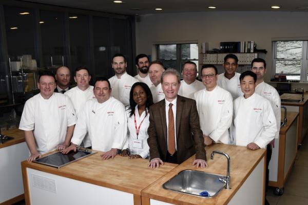 Colin Talbot with Alpha LSG Culinary Development Team