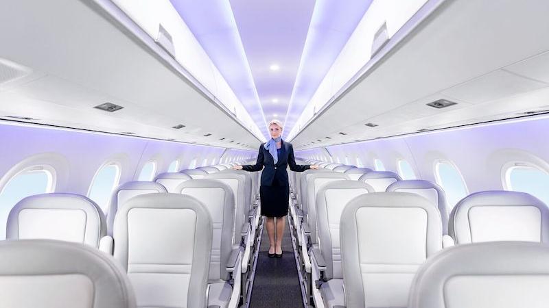 Embraer E2 cabin