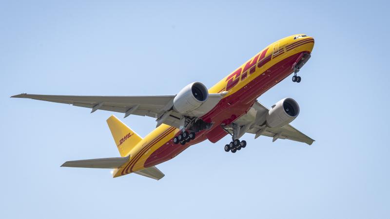 DHL, cargo aircraft, JFK Airport
