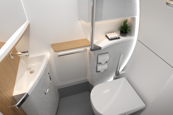 ST Engineering: aircraft lavatory, disabled passengers