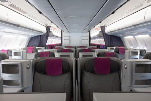 Wamos Air A330s: business class seats