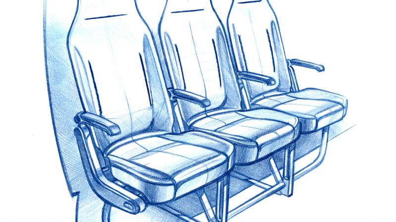 Aircraft seat: Pitch Aircraft Seating