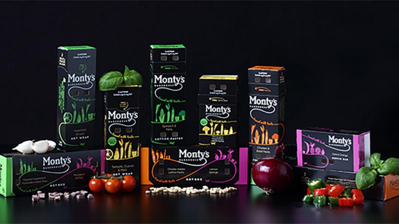 Monty's Bakehouse catering, packaging