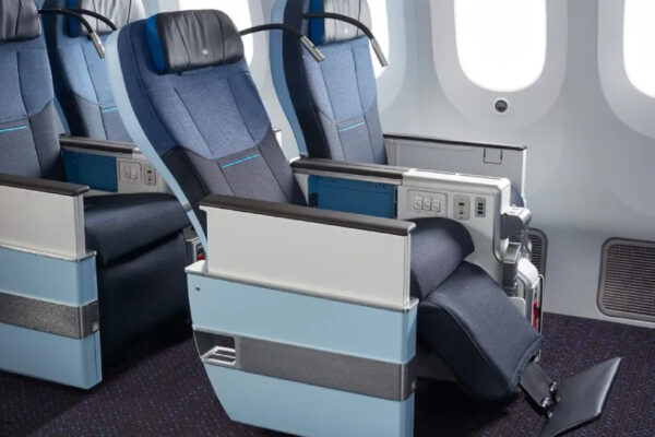 KLM premium cabin