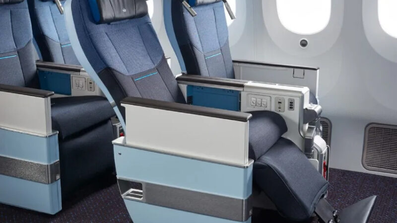 KLM premium cabin